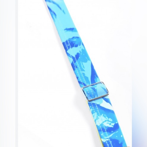 MODLILY® Smocked Tropical Plants Print Cyan Tankini Set Size Large NWT - Picture 4 of 6